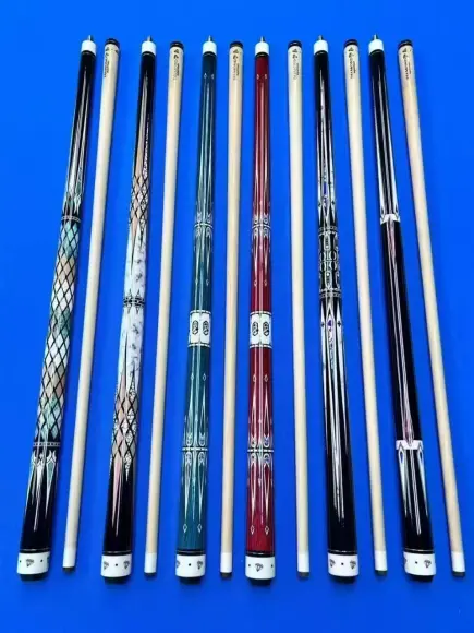 billiard cue sticks
